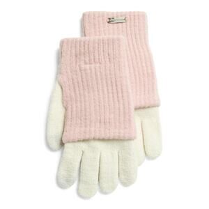New! Steve Madden Women's Solid Ribbed Knit Cover Touch Screen Gloves
